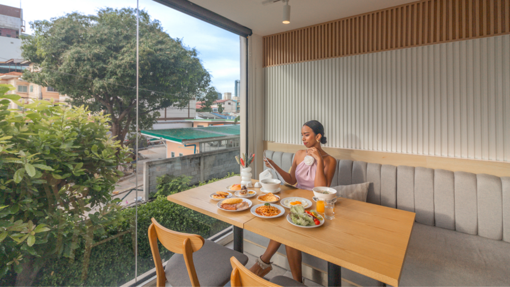 Breakfast at Mind Bistro in Aster Hotel and Residence - 4 star hotel in central Pattaya Thailand