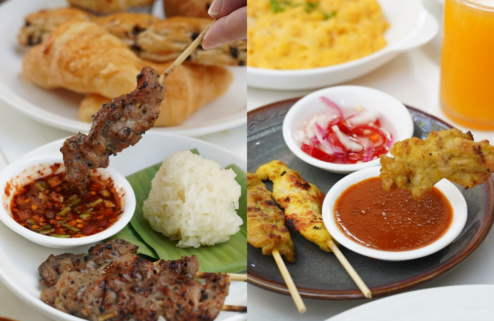 เมนูหมูปิ้งและข้าวเหนียว อาหารเช้ายอดฮิตที่ Mind Bistro